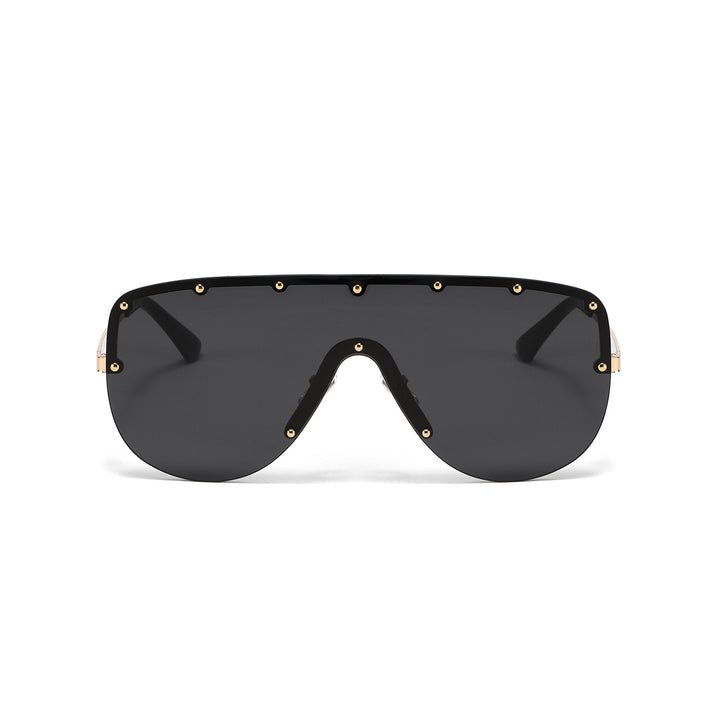 Damer futuristisk oversized solbrille Skanto