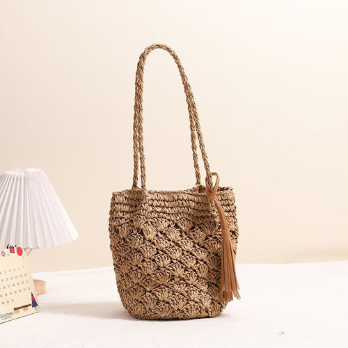 Hand-knotted macrame shoulder bag Skanto