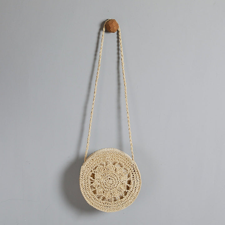 Rund Makramee Crossbody Bag Skanto
