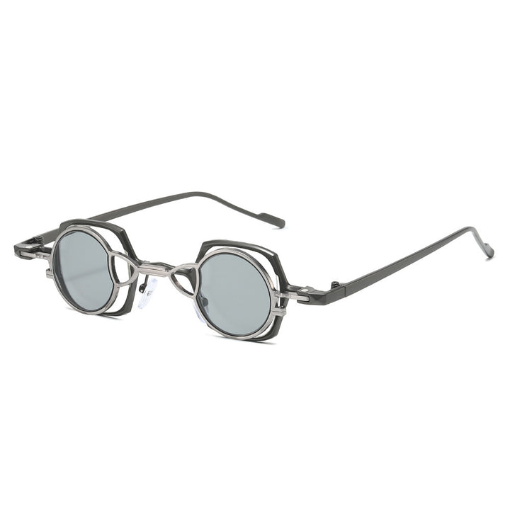 Dame moteriktig solbrille med unikt rammedesign Skanto