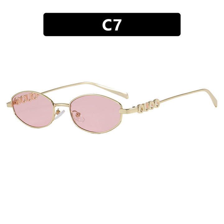 Women's Fashion Sunglasses with Elegant Stainless Steel Frame and UV Protection Skanto