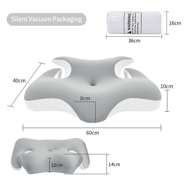 Ergonomisk nakke- og skuldersovepute med kjølende gel-overflate Skanto