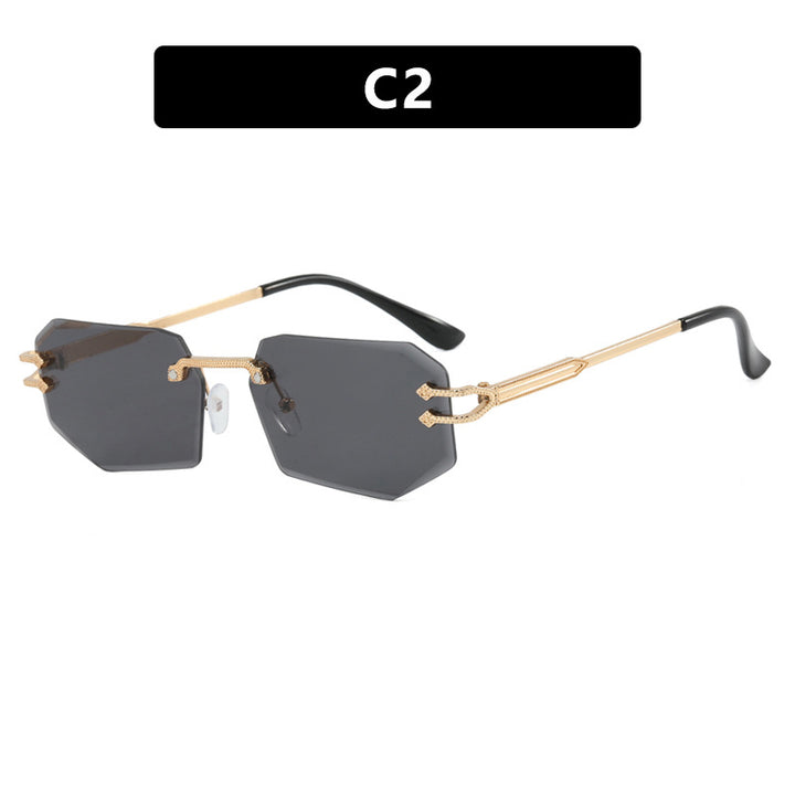 Damer geometrisk mote-solbrille Skanto