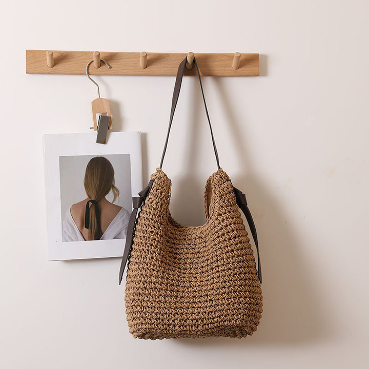 Modern Handmade Natural Material Shoulder Bag Skanto