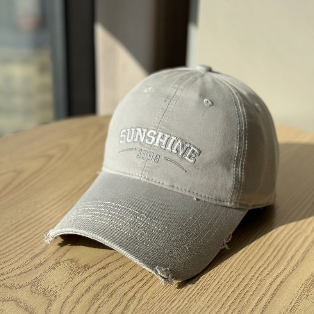 Dame's Casual Distressed Baseball Cap Skanto