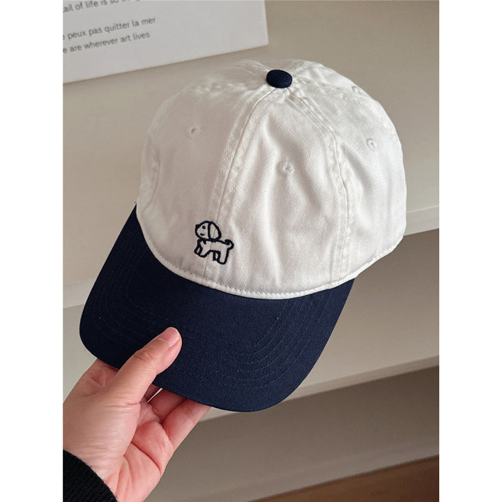Dame's Casual Bestickt Hund Baseball Cap Skanto