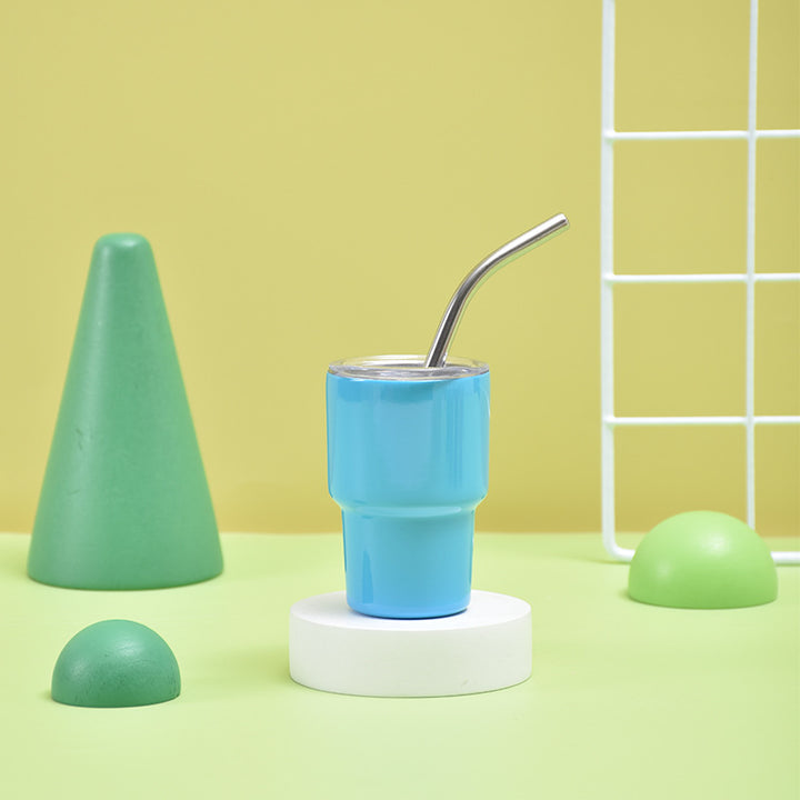 Unisex Isolert Drikkebecher med Rustfritt Stål Straw Skanto
