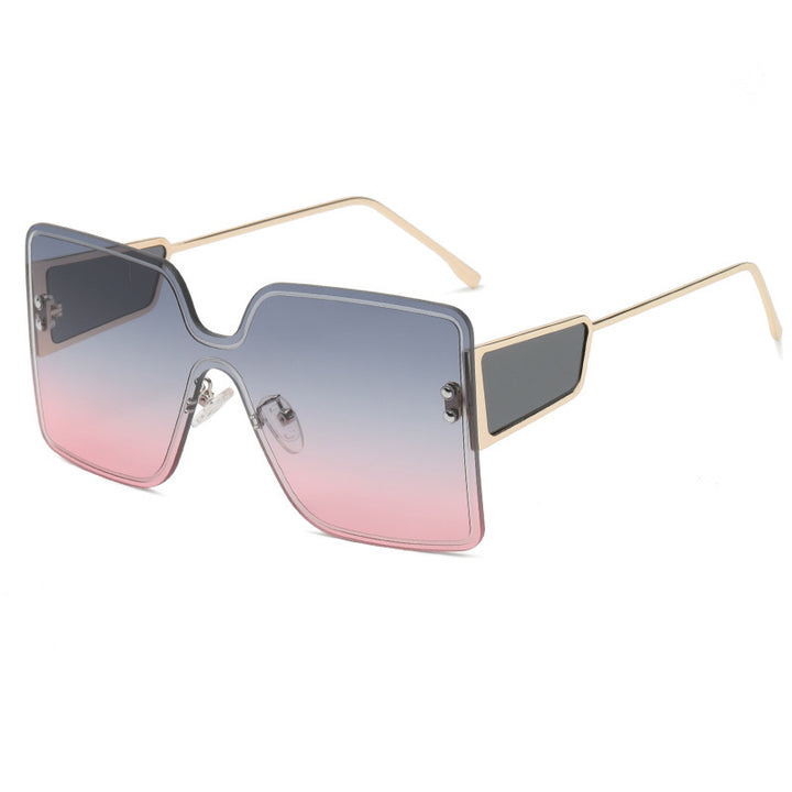 Dame oversized Geometrisk Solbrille Skanto