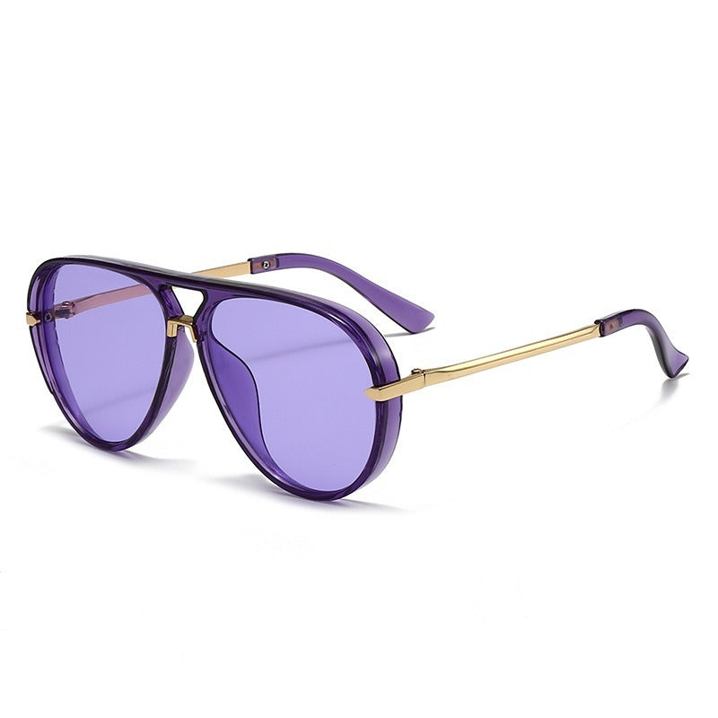 Dame pilot-solbrille med moderne metallramme og UV-beskyttelse Skanto
