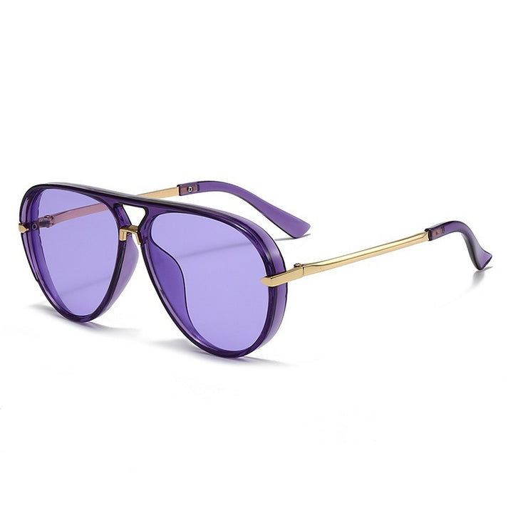 Dame pilot-solbrille med moderne metallramme og UV-beskyttelse Skanto