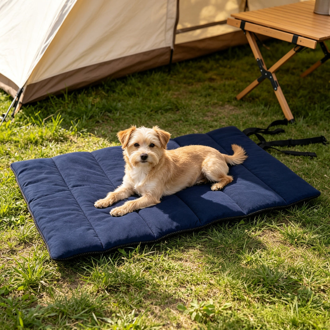 Bærbar camping hundematte