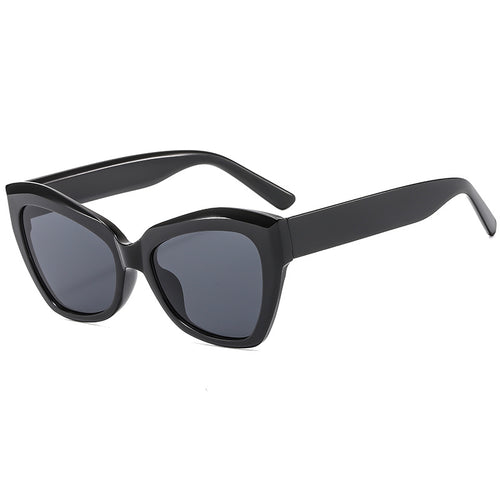 Dame Cat-Eye solbriller med markant ramme og polariserte linser Skanto