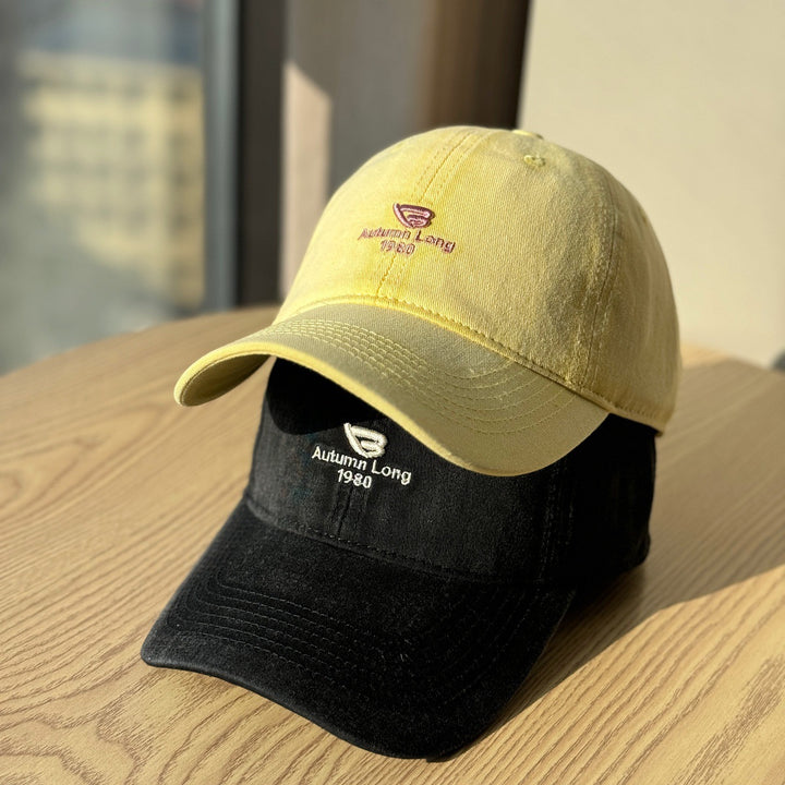Dame Relaxed Fit Bomullsbatter Caps Skanto