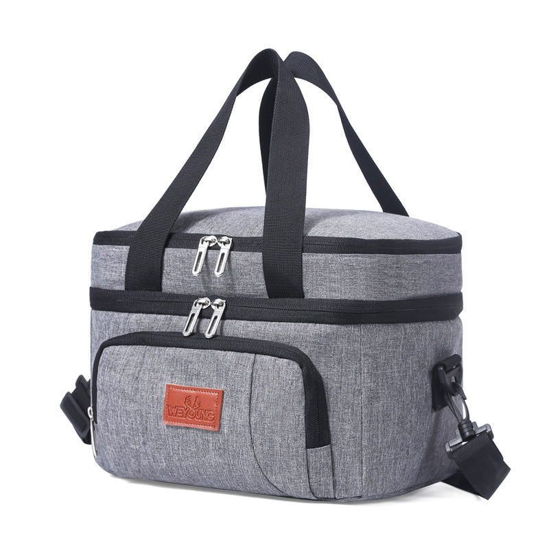 Dame isolert kjølebag med flere rom og ergonomisk design Skanto