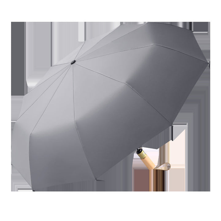 Damer elegant foldbare paraply med ergonomisk treskaft Skanto