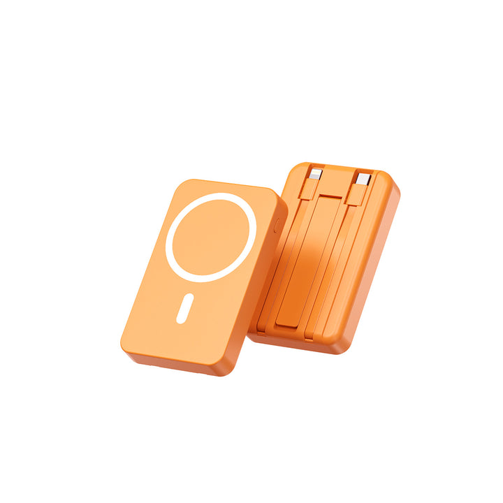 Bærbar powerbank med trådløs ladningsfunksjon Skanto