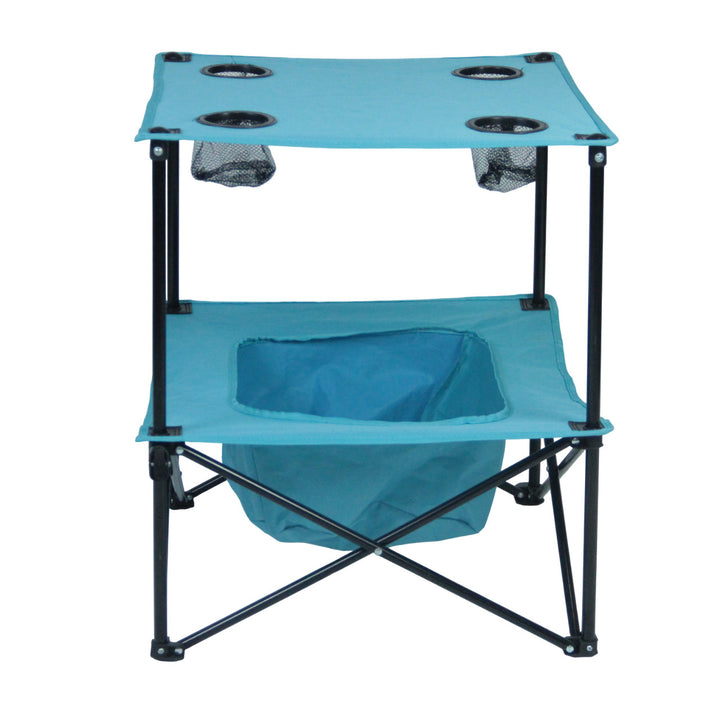 Camping Table with Integrated Drink Holders Skanto