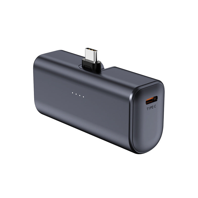 Bærbar powerbank med integrert type-C kontakt og LED-skjerm Skanto