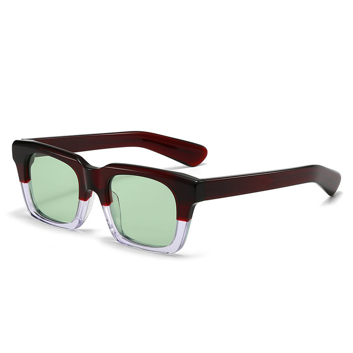 Dame kvadratisk solbrille med klar fargegradient og UV-beskyttelse Skanto