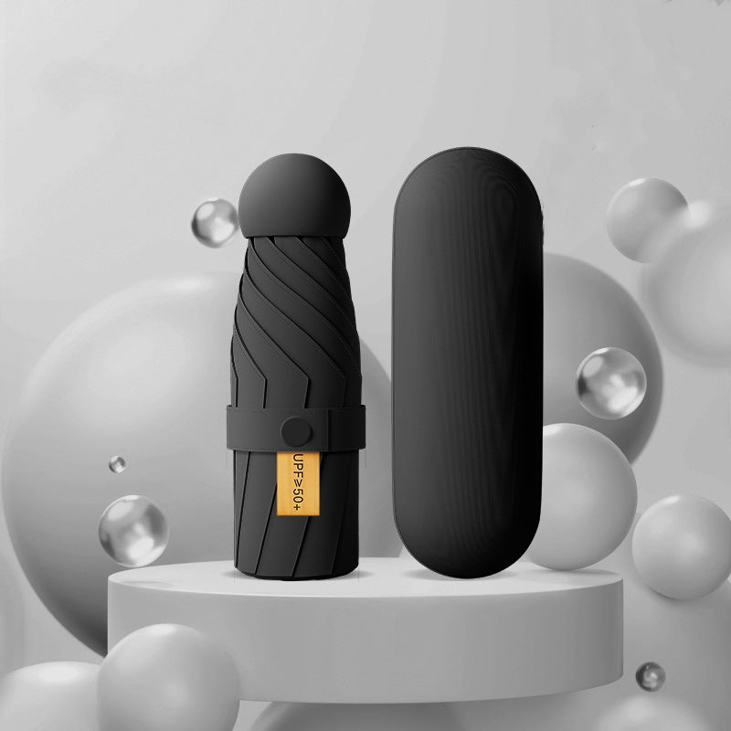 Damer UV-beskyttende sammenleggbar paraply med unikt design Skanto
