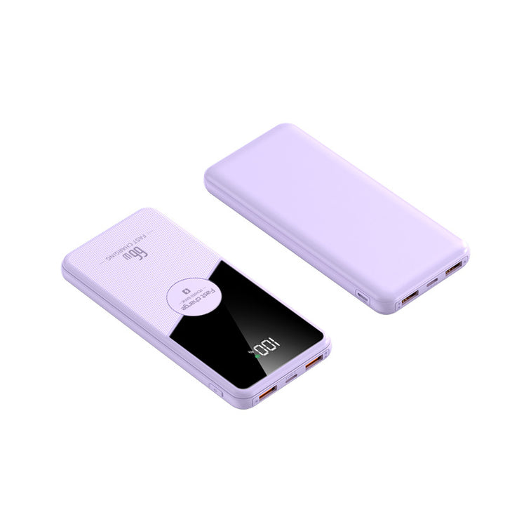 Powerbank med intelligent ladeindikator og flere tilkoblinger Skanto