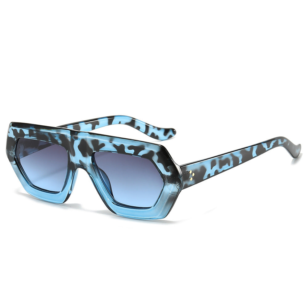 Women's Fashionable Optical Glasses in Extravagant Hexagon Design Skanto