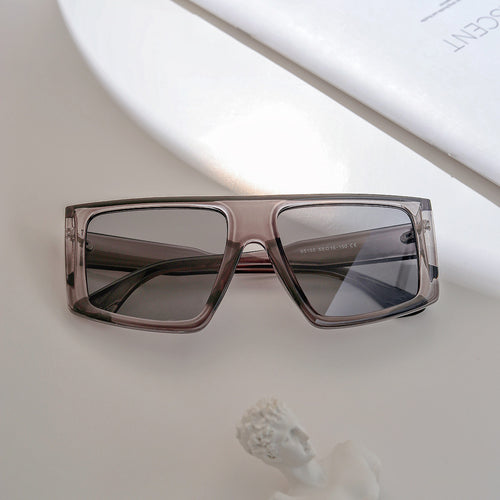 Dame oversized geometrisk solbrille Skanto