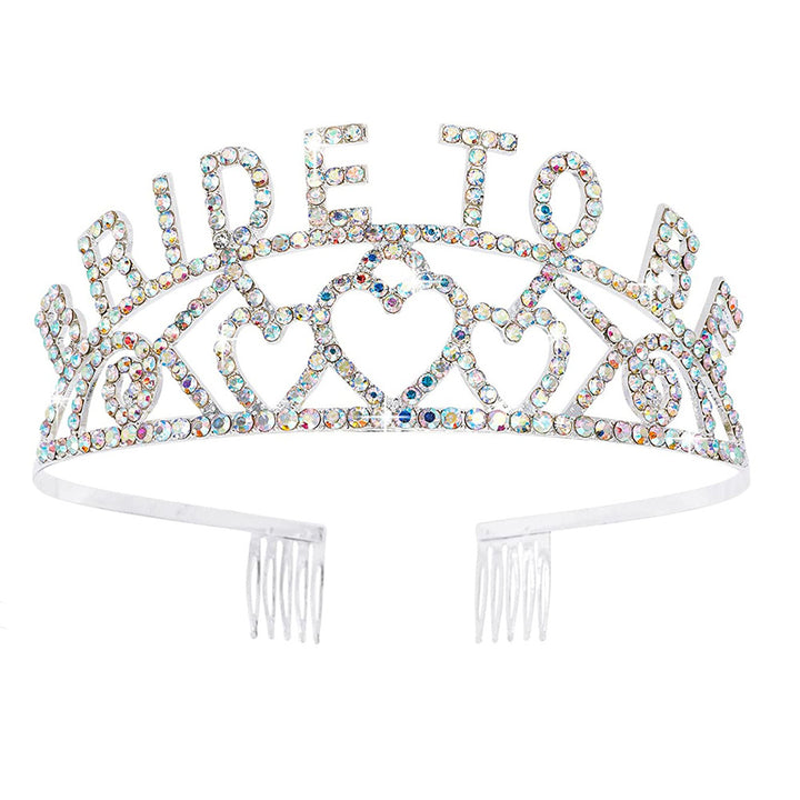 Dame Glitrende Tiara med Hjerte Motiver Skanto
