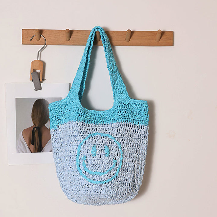 Hand-knotted tote bag with relaxed design Skanto