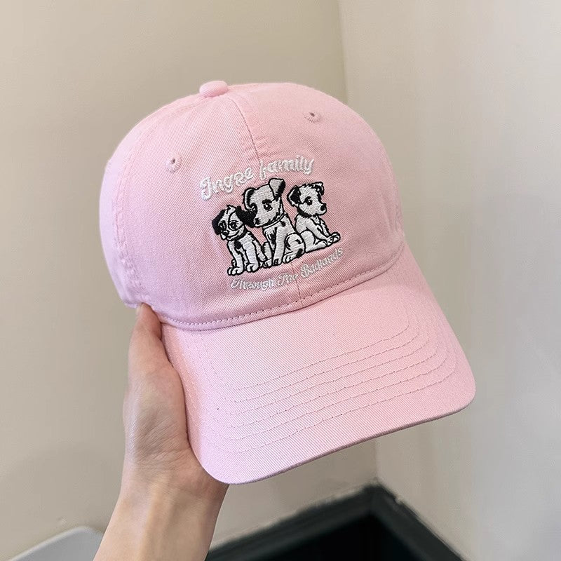 Kvinnenes broderte kjæledyr-tema baseball cap Skanto