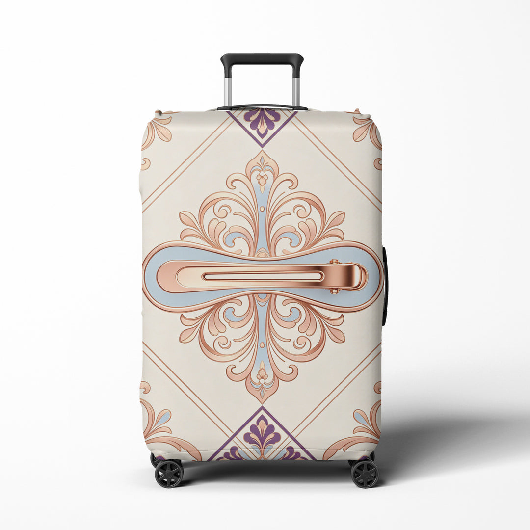 Dame koffert med unikt håndtegnet design Skanto