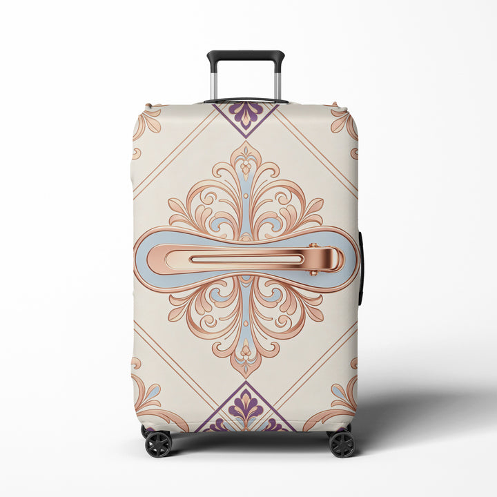 Dame koffert med unikt håndtegnet design Skanto