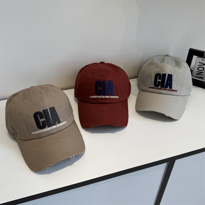 Men's Distressed Motivational Baseball Cap Skanto