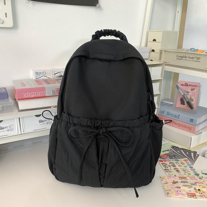 Lett Casual Drawstring Skole Ryggsekk