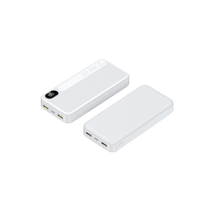 Bærbar powerbank med hurtigladingsfunksjon og digitalt display Skanto