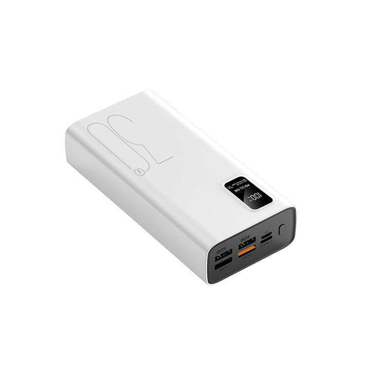 Høyytelses powerbank med integrert hurtigladingsfunksjon og LCD-skjerm Skanto