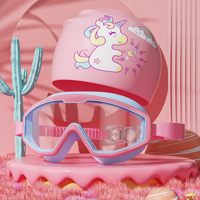 Kids Enhjørning-tema Svømmebrille Sett Skanto