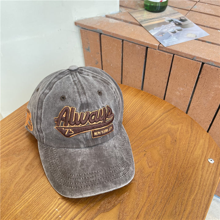 Herre Vintage-inspirert Slitt Bomull Baseball Caps Skanto