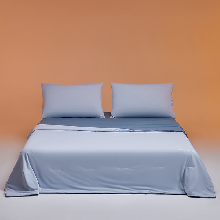 Dame premium Satin sengetøyssett med elegant struktur Skanto