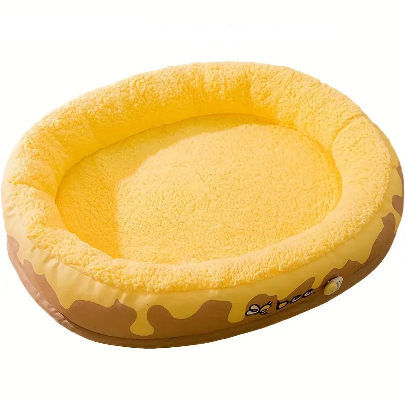 Koselig Fleece Rede Hundeseng