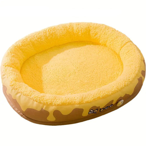 Koselig Fleece Rede Hundeseng