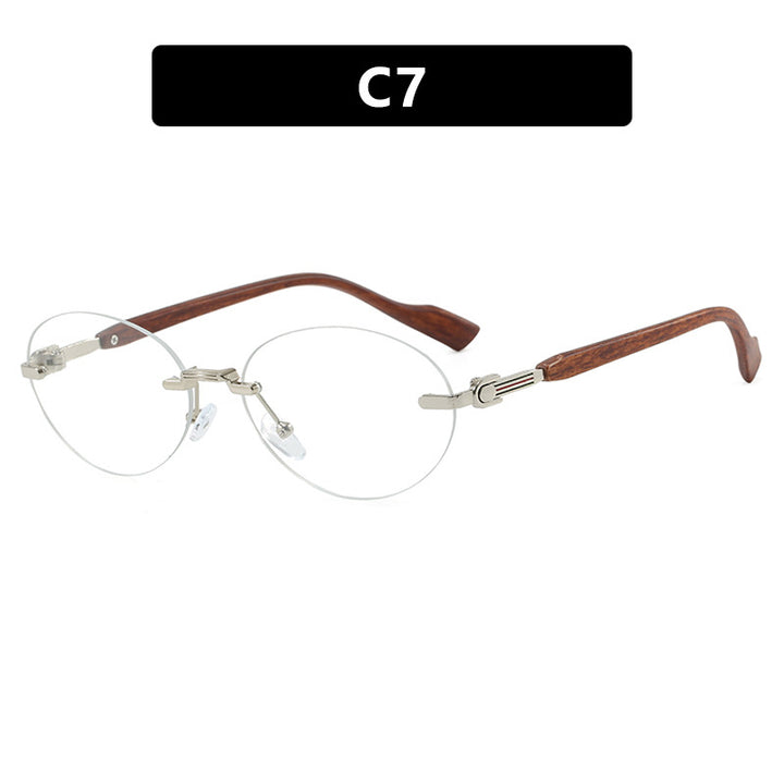 Women's Fashionable Sunglasses in Elegant Retro Style with High-Quality Lenses and Wood Details Skanto