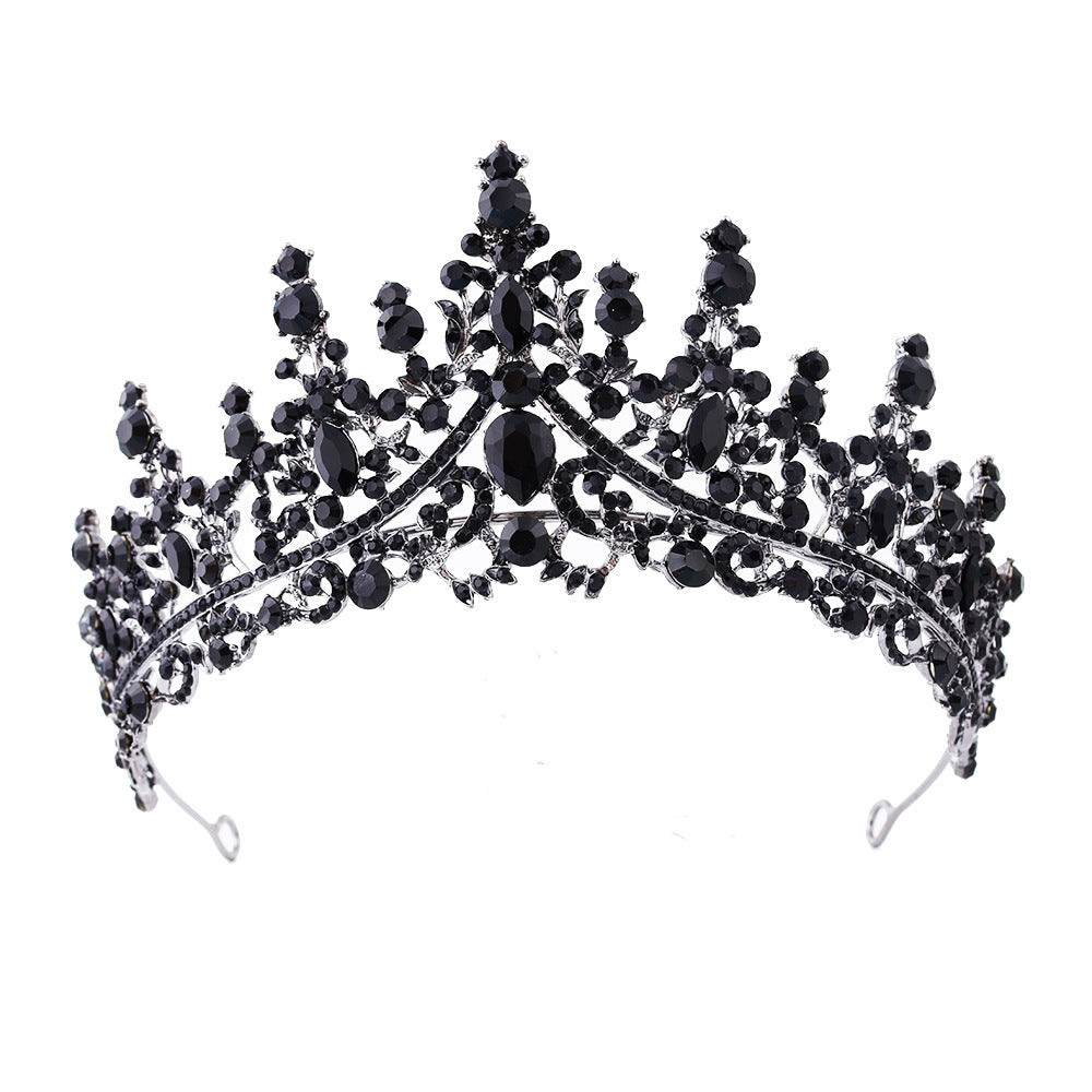 Dame Strass Tiara med glitrende edelstener Skanto