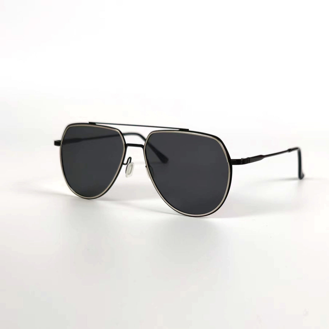 Herre elegant pilot-solbrille med polariserte glass Skanto
