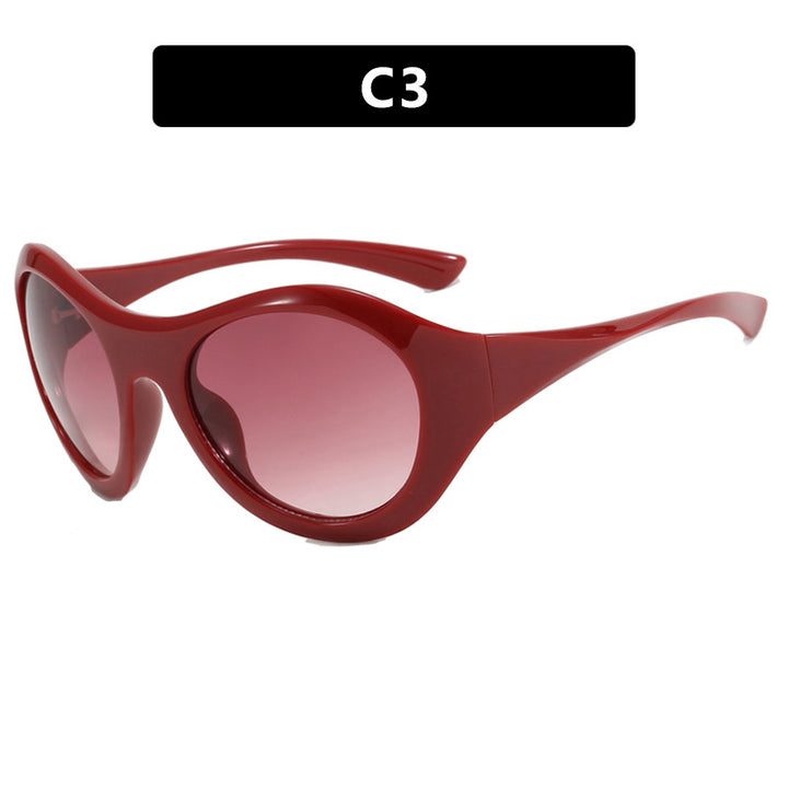 Women's retro-inspired sunglasses with oversized frame and protective lenses Skanto