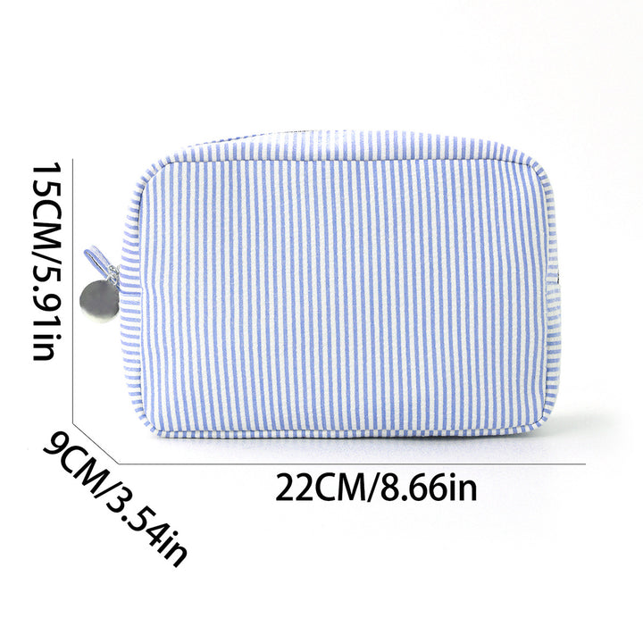 Kosmetikk-organizer-bag i strukturert materiale Skanto