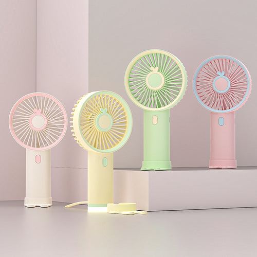 Unisex Bærbar Mini-vifte med ergonomisk design og søt dyrefigur Skanto