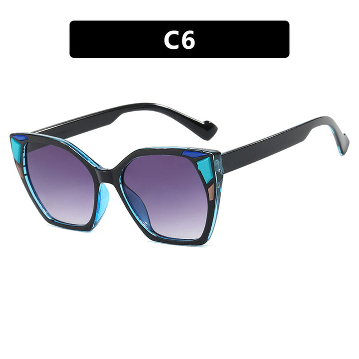 Women's Fashionable Geometric Designer Glasses Skanto
