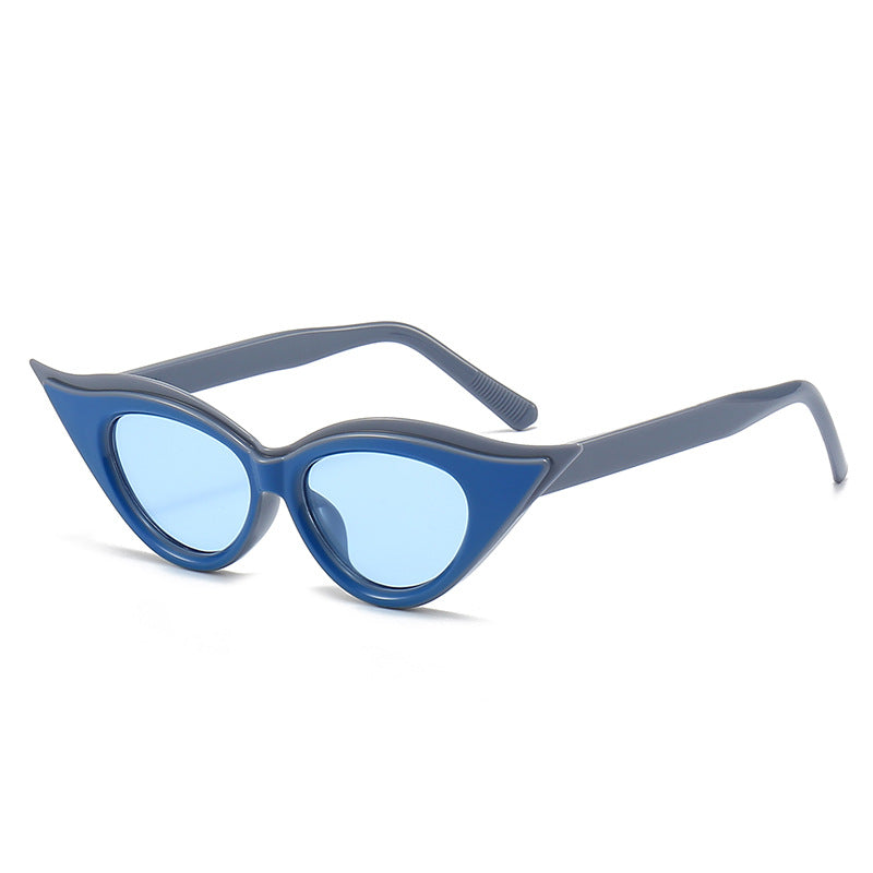 Dame Cat-Eye solbriller med polariserte linser Skanto