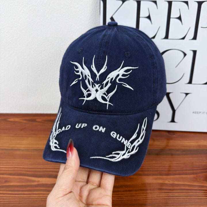 Herre Brodert Grafisk Baseball Caps Skanto